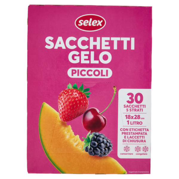 Selex Sacchi Gelo Piccoli Cm 18X28 30 pezzi