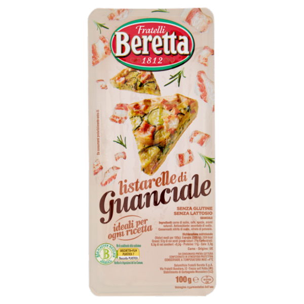 Fratelli Beretta listarelle di Guanciale 100 g