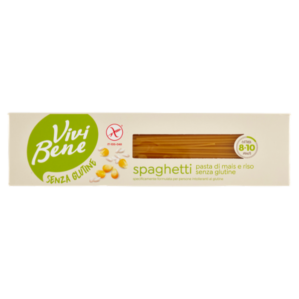 Vivi Bene Senza Glutine Pasta di Mais e Riso Spaghetti Senza Glutine 400 g