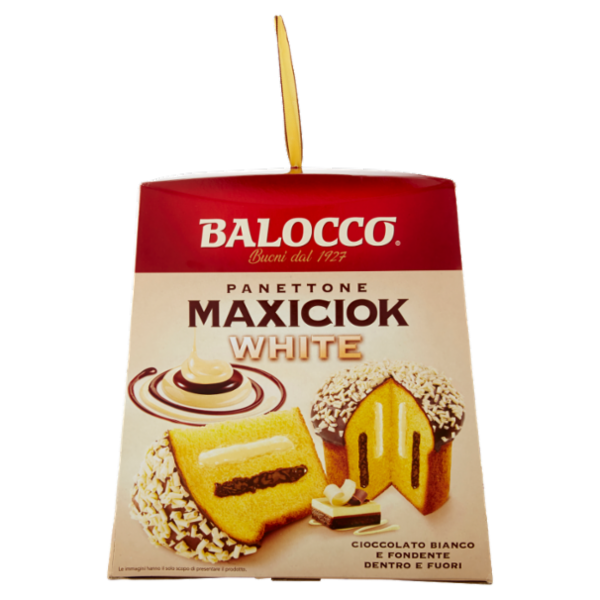 Balocco Panettone Maxiciok White 800 g