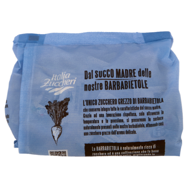 Italia Zuccheri Nostrano - Bustine di zucchero grezzo di barbabietola 100% Italiano - 500g