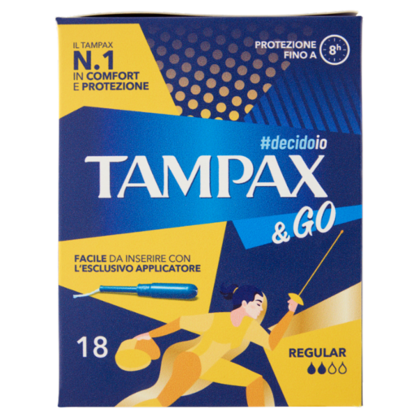 Tampax & Go Regular 18 pz