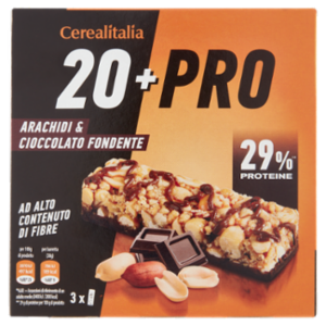 Cerealitalia 20+Pro Arachidi & Cioccolato Fondente 3 x 38 g