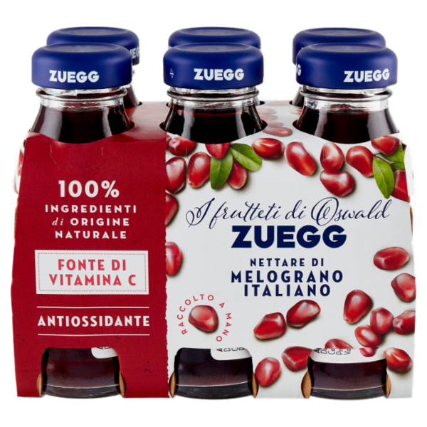 Zuegg I frutteti di Oswald Nettare di Melograno Italiano 6 x 125 ml