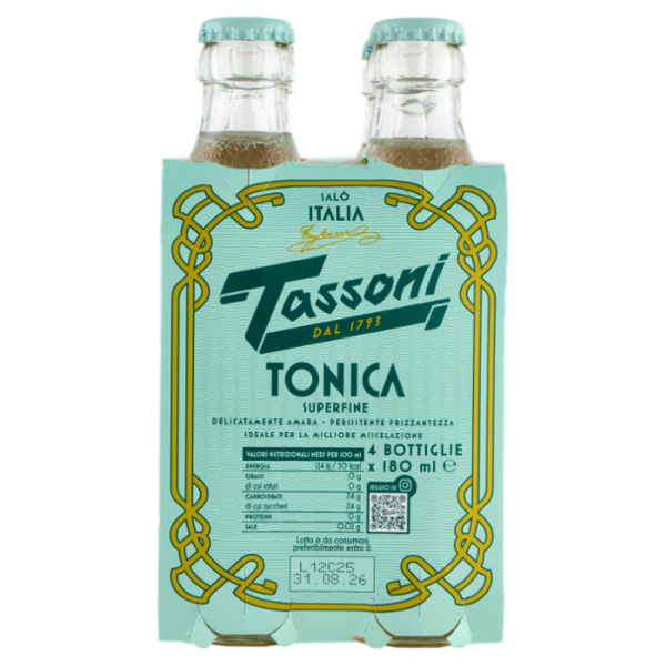 Tassoni Tonica Superfine 4 x 180 ml