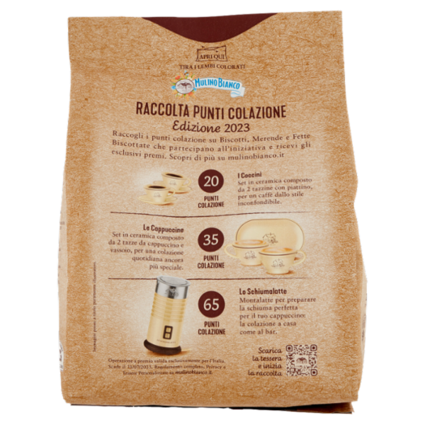 Mulino Bianco Molinetti Biscotti con Farina Integrale di Grano Saraceno 800g