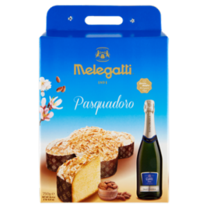 Melegatti 1894 Pasquadoro Colombadoro Senza Canditi 750g+Sant'Orsola Vino Spumante Cuvée Dolce 75cl