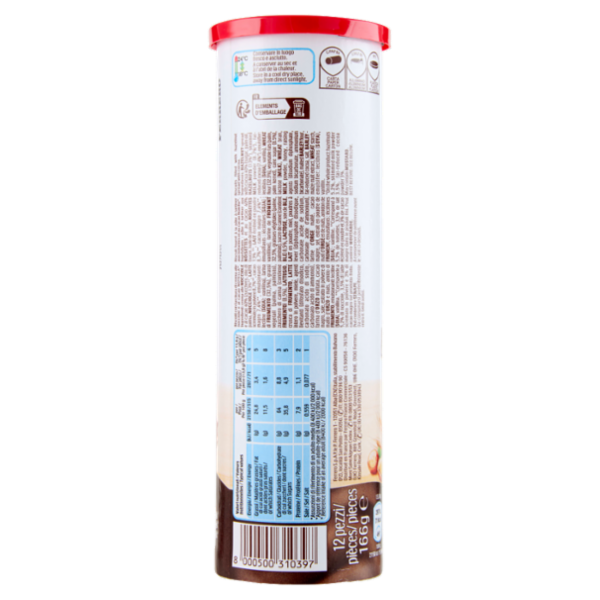 nutella biscuits 12 pezzi 166 g