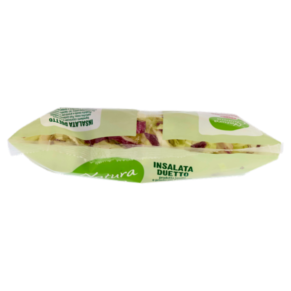 Selex Natura Chiama Insalata Duetto Cicoria e Radicchio Rosso Lavata e Pronta per il Consumo 150 g