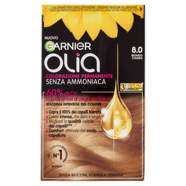 Garnier Olia Tinta Capelli, Senza Ammoniaca, Blonde 80