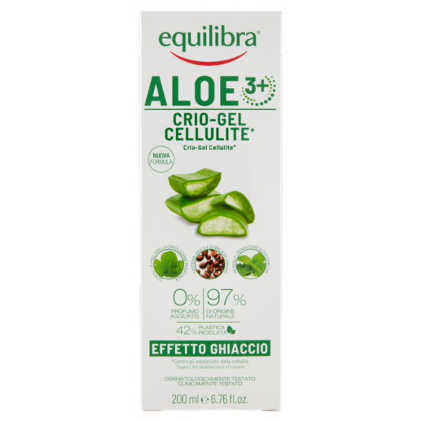 equilibra Aloe 3+ Crio-Gel Cellulite* Effetto Ghiaccio 200 ml