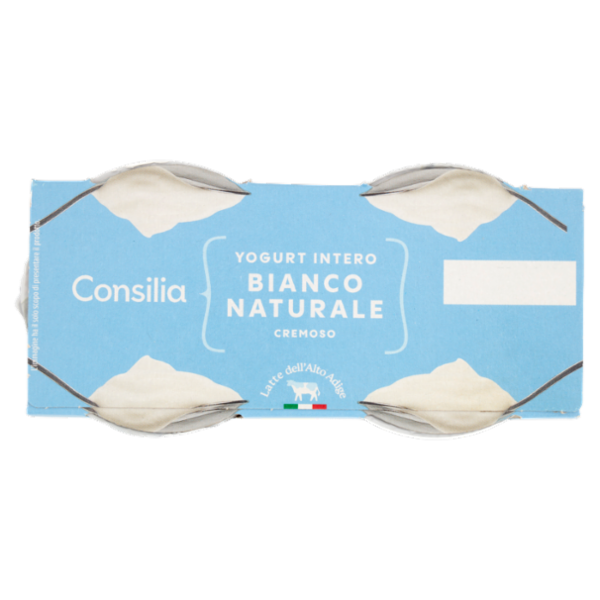 Consilia Yogurt Intero Bianco Naturale 2x125 g