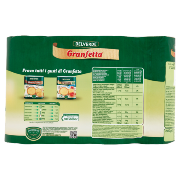 Delverde Granfetta 80 fette 600 g