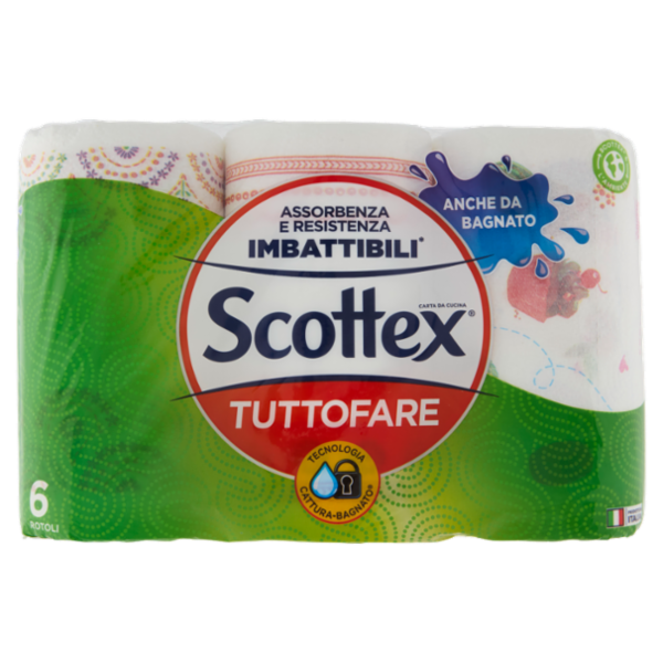 Scottex Carta da Cucina Tuttofare 6 pz