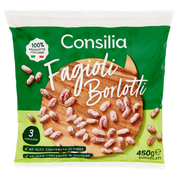 Consilia Fagioli Borlotti Surgelati 450 g