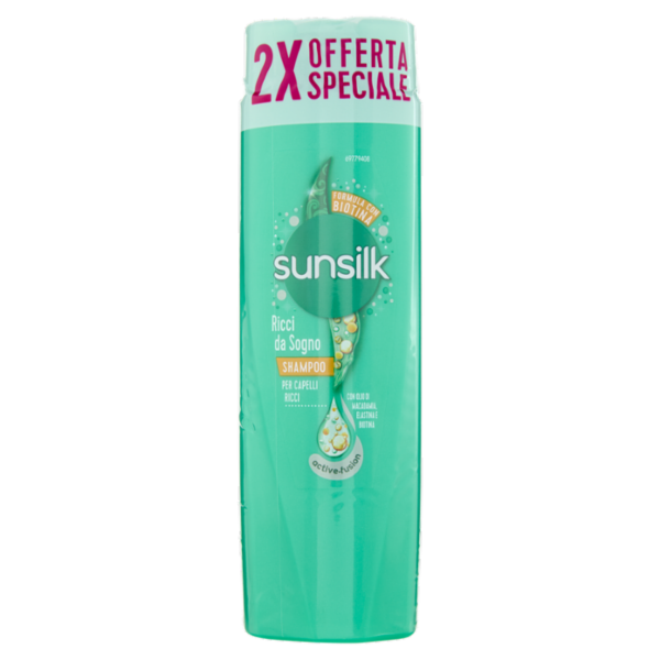 sunsilk Ricci da Sogno Shampoo per Capelli Ricci 2 x 250 mL