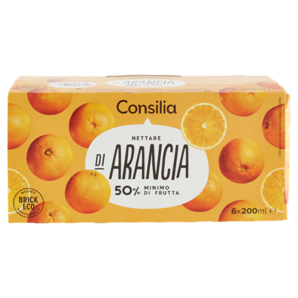Consilia Saper Scegliere Succo Arancia Bionda 6x200 ml