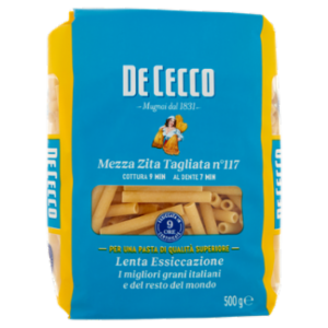 De Cecco Mezza Zita Tagliata N°117 500 g