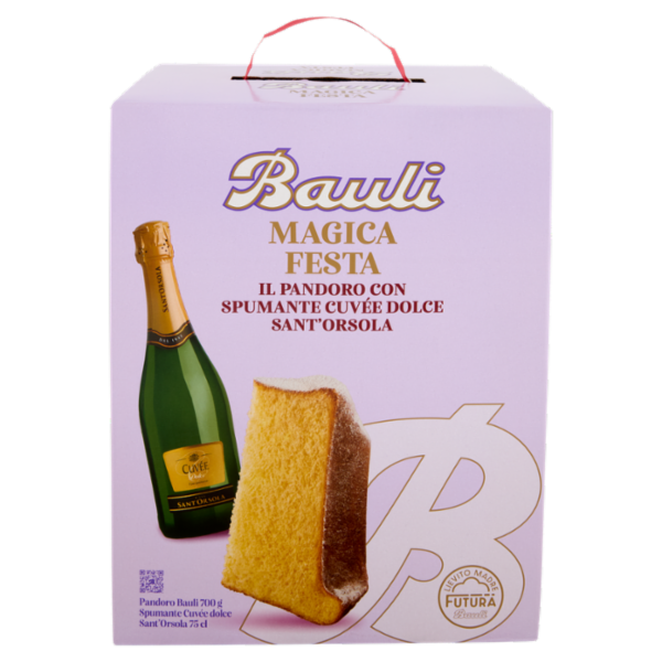 Bauli Magica Festa Pandoro Bauli 700 g + Spumante Cuvée dolce Sant'Orsola 75 cl