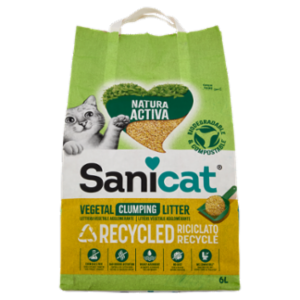 Sanicat Natura Activa Lettiera Vegetale Agglomerante 6 L