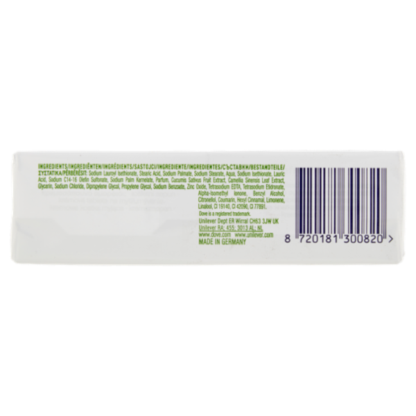 Dove refreshing beauty cream bar with cucumber & green tea scent Bars 2 x 90 g