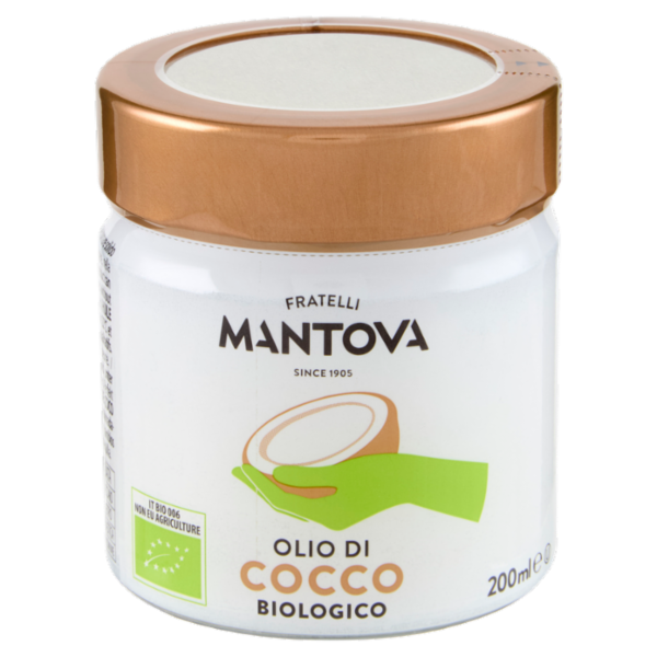 Fratelli Mantova Olio di Cocco Biologico 200 ml
