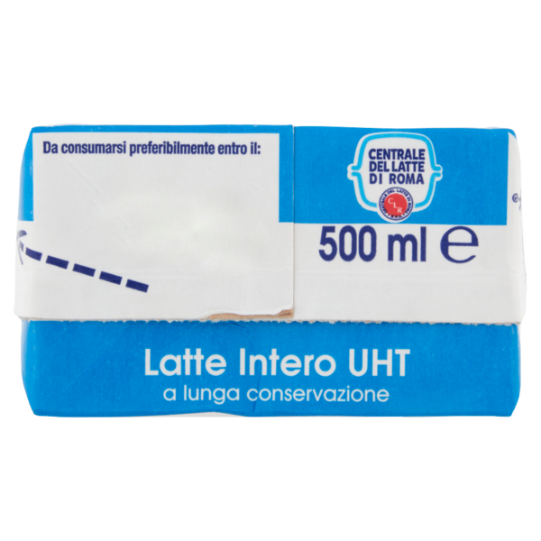 Centrale del Latte di Roma Latte UHT a Lunga Conservazione Intero 500 ml