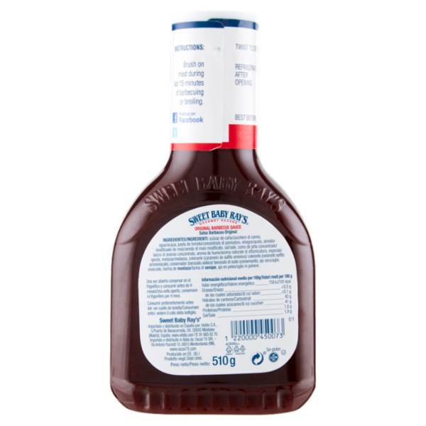 Sweet Baby Ray's Original Barbecue Sauce 510 g