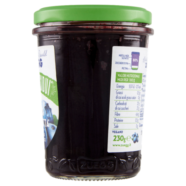 Zuegg I frutteti di Oswald Zuegg Zero Residui 100% da Frutta* Mirtilli Selvatici 230 g
