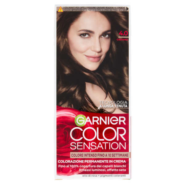 Garnier Color Sensation Colorazione Permanente in Crema 4.0 Castano