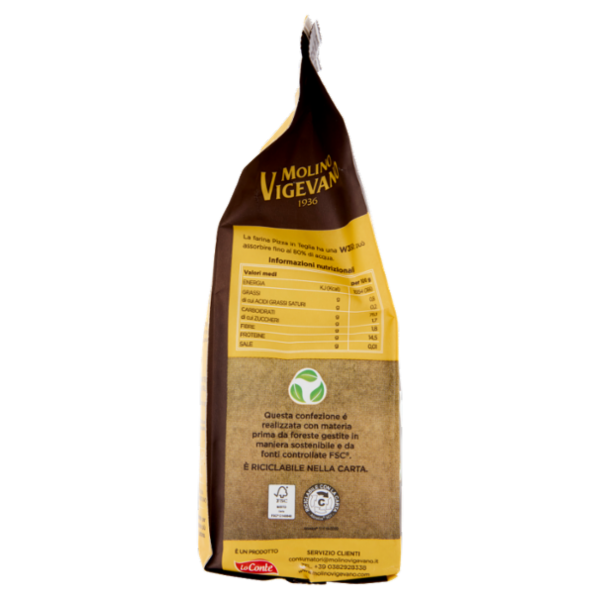 Molino Vigevano Farine Professionali Pizza in Teglia 500 g