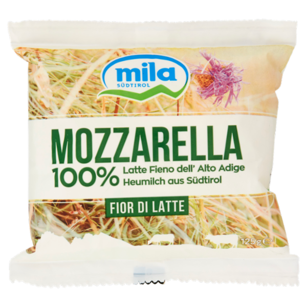 mila Mozzarella 100% Latte Fieno dell' Alto Adige Fior di Latte 125 g