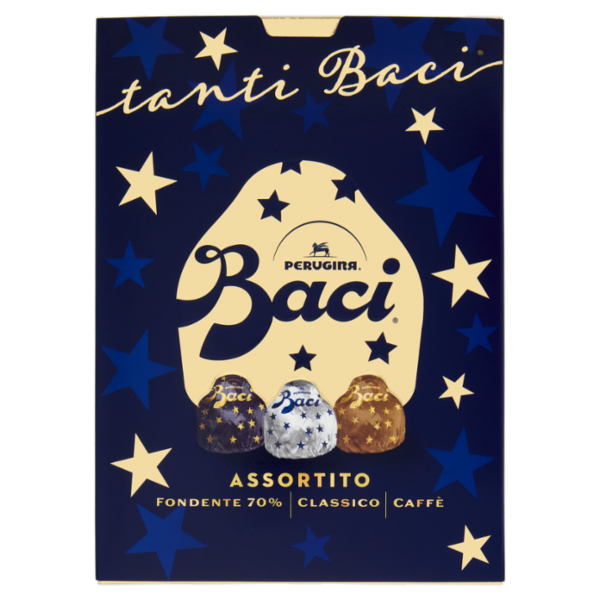 BACI PERUGINA Tanti Baci Cioccolatini Assortiti Scatola Regalo Fondente 325g