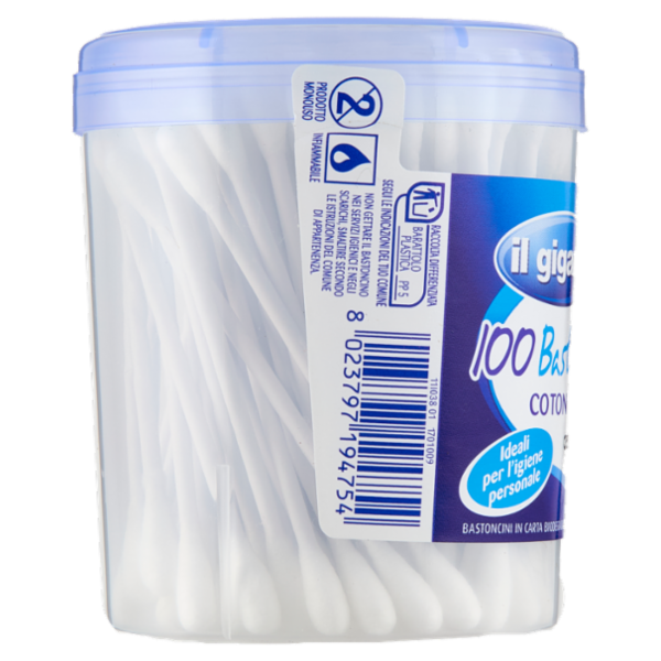 IL GIGANTE Bastoncini Cotonati 100 pz