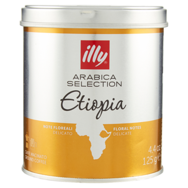 illy Arabica Selection Etiopia Caffè Macinato 125 g