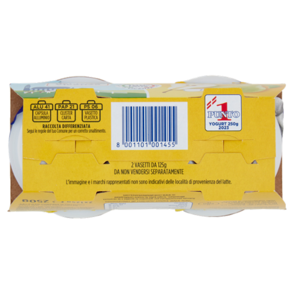 Centrale del latte Vicenza Yogurt Intero Frutta Frullata Pera 2 x 125 g