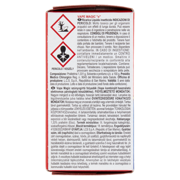 VAPE Liquido Classic Ricarica 36 ml