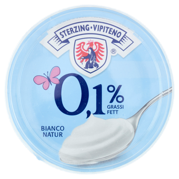 Sterzing Vipiteno 0,1% Grassi Yogurt Magro Bianco 400 g