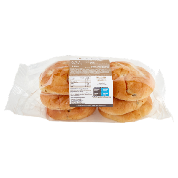 il Vecchio Fornaio Focaccina Olive 240 g