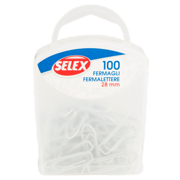 Selex Fermagli Zincati 28 mm 100 pezzi