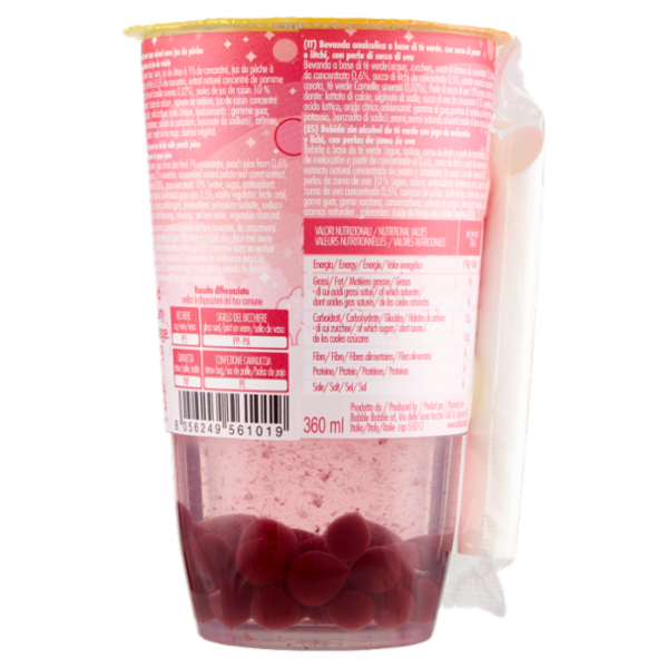 Bobble Bobble Bob Bubble Tea Sakura Peach 360 ml