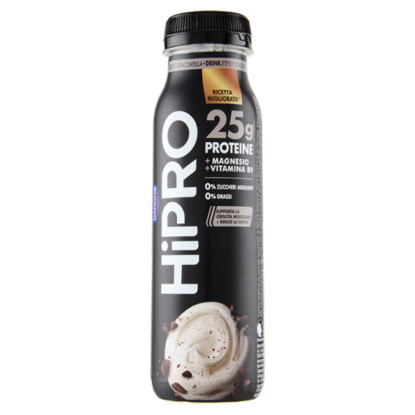 HiPRO Drink Stracciatella,25g Proteine,0% grassi,con Magnesio&Vit B9, senza lattosio, 300g