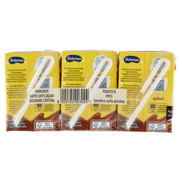 Arborea Latte Cacao 3 x 200 ml