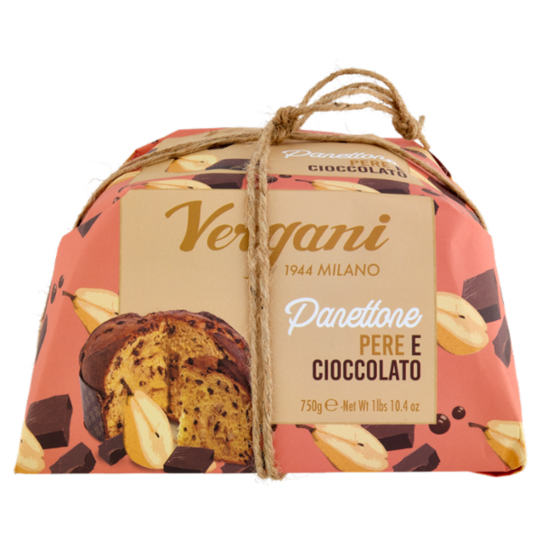 Vergani Panettone Pere e Cioccolato 750 g