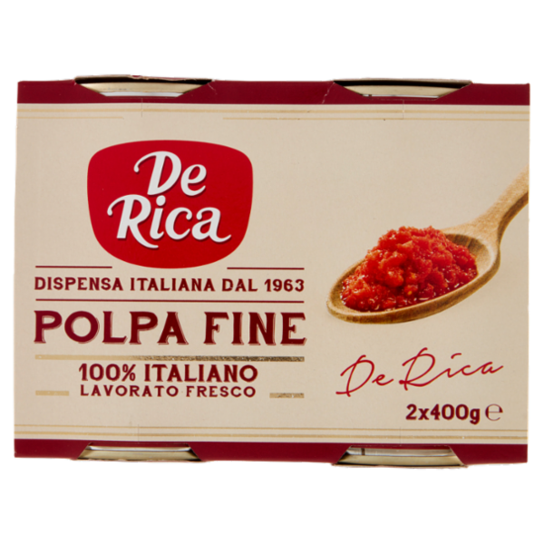 De Rica Polpa Fine 2 x 400 g