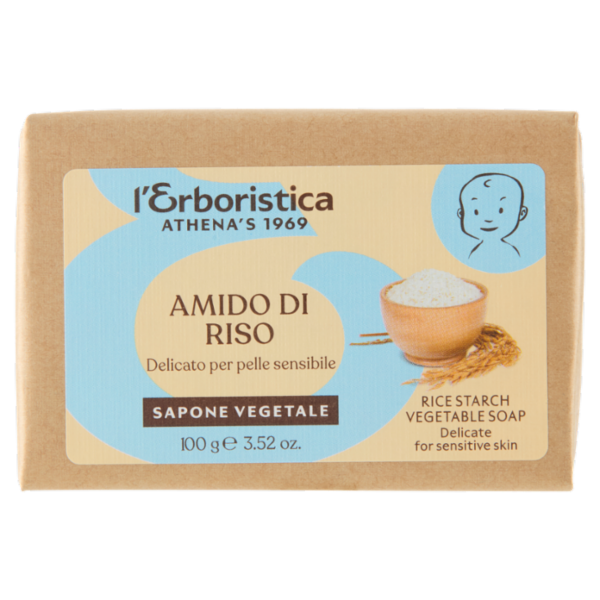 l'Erboristica Sapone Vegetale Amido di Riso Delicato per pelle sensibile 100 g