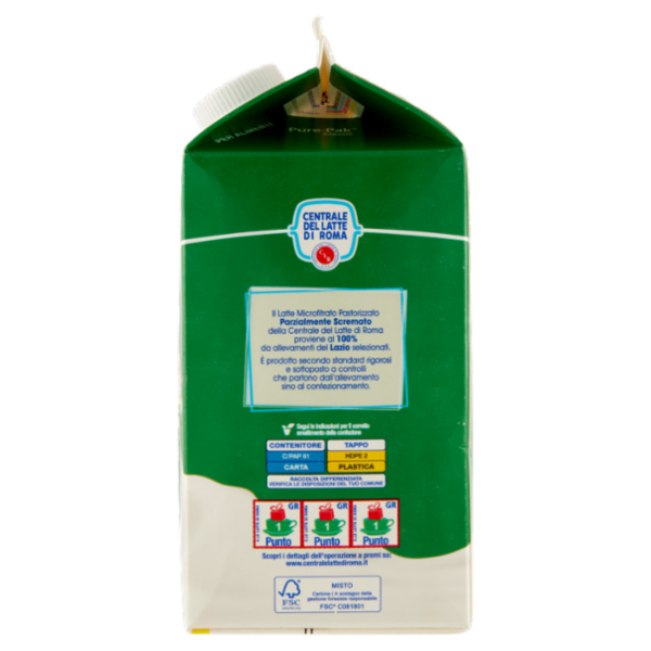 Centrale del Latte di Roma Latte Parzialmente Scremato 1500 ml