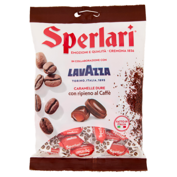 Sperlari Lavazza Caramelle Dure con ripieno al Caffè 150 g