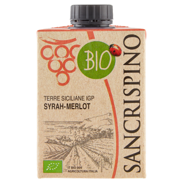 San Crispino Bio Terre Siciliane IGP Syrah-Merlot 500 ml