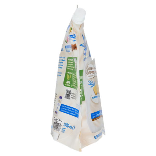 Spuma di Sciampagna Benessere Sapone crema Marsiglia Ecoricarica 1300 ml